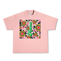 Salmon mama with hippie daisies Urban Heavy Tee - TumblerDesignByShophia