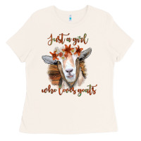 Bone Just a Girl Who Loves Goat Ladies Tee - Bettercallsaul
