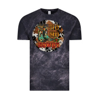 Cloud Black Christmas Cowboy Boots Vintage Tee - RanaPortraitStore