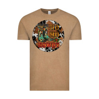 Vintage Coffee Christmas Cowboy Boots Vintage Tee - RanaPortraitStore