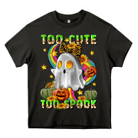 Asphalt too cute too spook Heavy Core Tee - LillyAllenDesigns