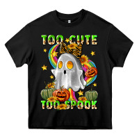 Black too cute too spook Heavy Core Tee - LillyAllenDesigns