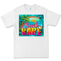 White beach babe Premium Tee - BarkalooDesign
