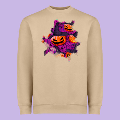 Halloween Pumpkin Patch  3 Heavyweight Sweatshirt Designed By Bundleandbundleshop