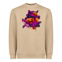 Mushroom halloween pumpkin patch  3 Heavyweight Sweatshirt - BundleAndBundleShop