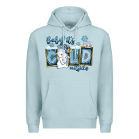Blue Mist Baby It's Cold Outside Premium Hoodie - FaDigitalArtStudio