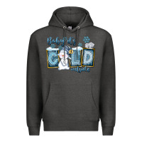 Charcoal Heather Baby It's Cold Outside Premium Hoodie - FaDigitalArtStudio