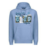 Colony Blue Baby It's Cold Outside Premium Hoodie - FaDigitalArtStudio