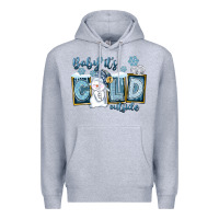 Heather Grey Baby It's Cold Outside Premium Hoodie - FaDigitalArtStudio