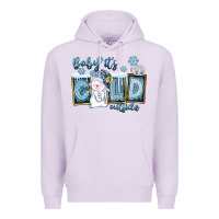 Lilac Baby It's Cold Outside Premium Hoodie - FaDigitalArtStudio