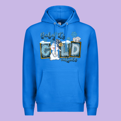 Baby It's Cold Outside Premium Hoodie Designed By Fadigitalartstudio