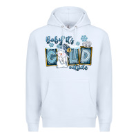 White Baby It's Cold Outside Premium Hoodie - FaDigitalArtStudio