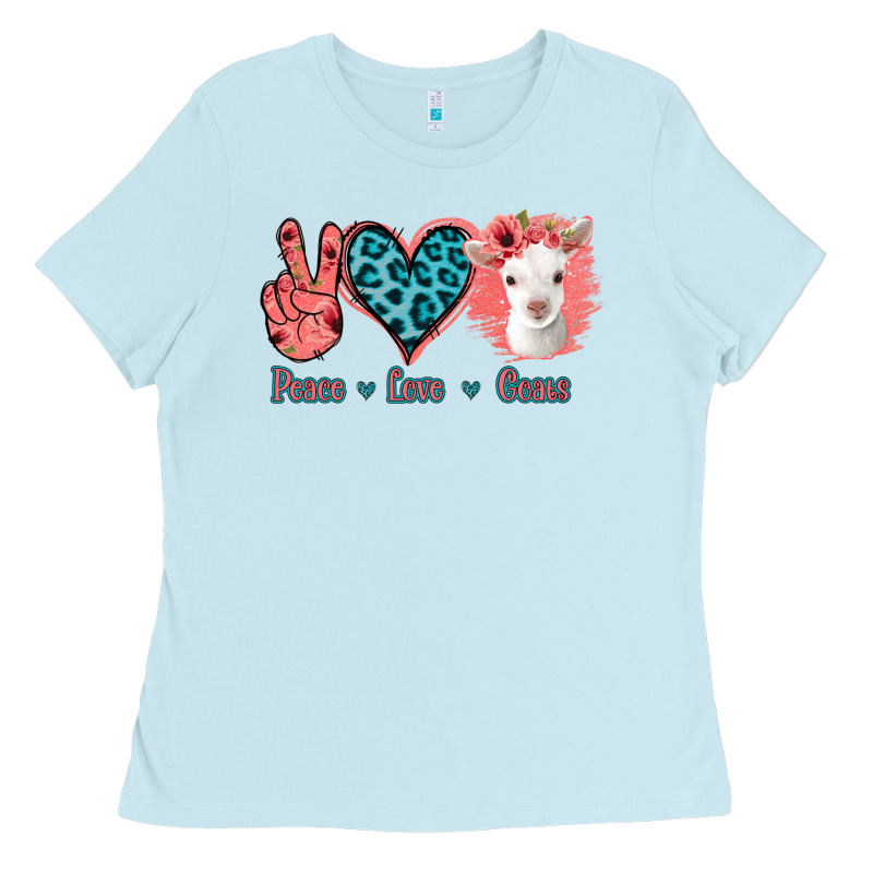 Peace Love Goats Ladies Tee by Bettercallsaul | Teevron