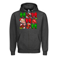 Charcoal Heather Christmas teacher Zipper Hoodie - CowhideDigitalArt