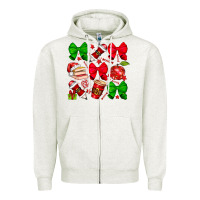 Oatmeal Heather Christmas teacher Zipper Hoodie - CowhideDigitalArt