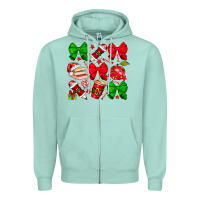 Seafoam Christmas teacher Zipper Hoodie - CowhideDigitalArt
