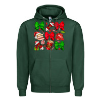 Sports Green Christmas teacher Zipper Hoodie - CowhideDigitalArt