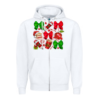 White Christmas teacher Zipper Hoodie - CowhideDigitalArt
