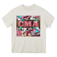 Cream cma Heavy Core Tee - LillyAllenDesigns