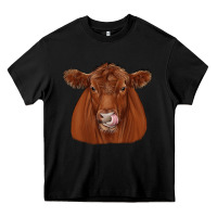 Black red angus Heavy Core Tee - JahusDesignShop