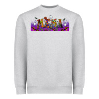 Heather Grey halloween mama libbey glass Heavyweight Sweatshirt - BundleAndBundleShop