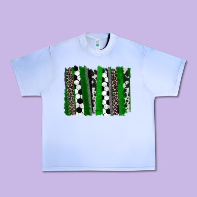 Soccer Brushstroke Urban Heavy Tee Designed By Howdyjamesfarm