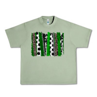 Oil Green Soccer brushstroke Urban Heavy Tee - HowdyJamesFarm