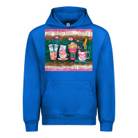 Cobalt teacher coffee cups Urban Hoodie - AdoDesignShop