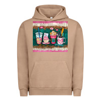 Pigment Burro teacher coffee cups Urban Hoodie - AdoDesignShop