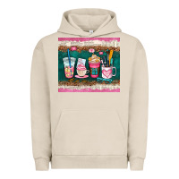 Pigment French Oak teacher coffee cups Urban Hoodie - AdoDesignShop