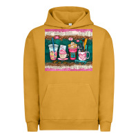 Pigment Peanut Butter teacher coffee cups Urban Hoodie - AdoDesignShop