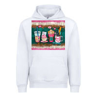 White teacher coffee cups Urban Hoodie - AdoDesignShop