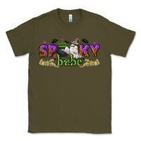 Army Green spooky babe halloween Classic Tee - NancyCooperArtShop
