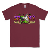 Burgundy spooky babe halloween Classic Tee - NancyCooperArtShop