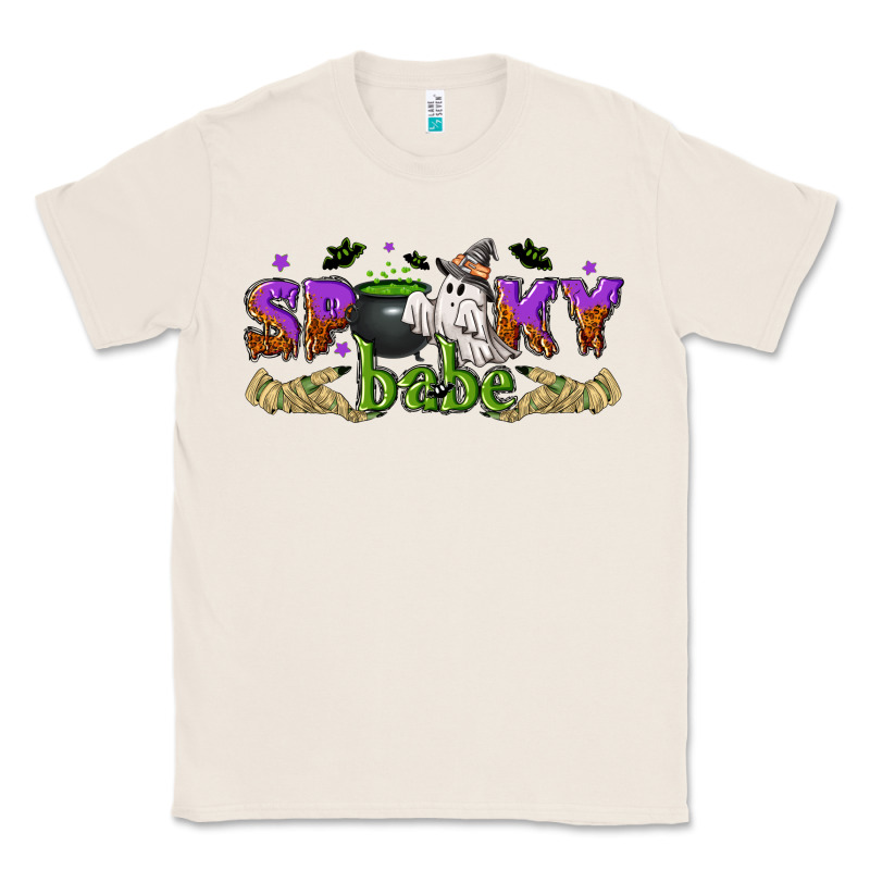 Spooky Babe Halloween Classic Tee by NancyCooperArtShop | Teevron