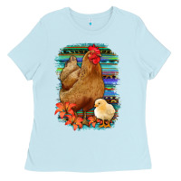 Baby Blue Chicken with Chick Ladies Tee - Bettercallsaul