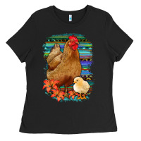 Chicken With Chick Ladies Tee | Teevron