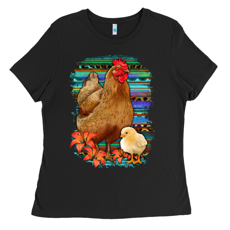 Chicken With Chick Ladies Tee by Bettercallsaul | Teevron
