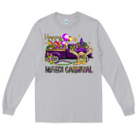 Moon Dust Happy Mardi carnival with truck Long Sleeve Tee - HowdyJamesFarm