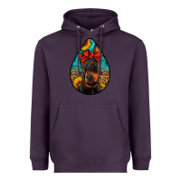 Plum doberman Heavyweight Hoodie - Artiststas