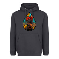 Smoke doberman Heavyweight Hoodie - Artiststas
