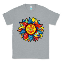 Heather Grey autism sunflower Classic Tee - RacoonDesign