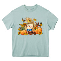 Arona fall scarecrow Heavy Core Tee - LillyAllenDesigns