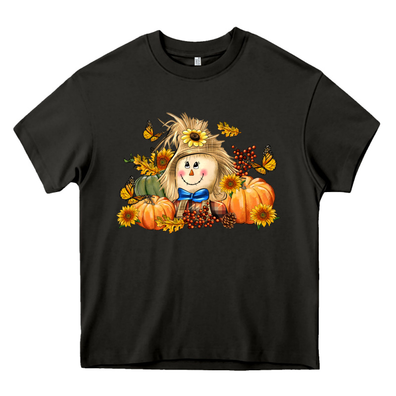 Fall Scarecrow Heavy Core Tee by LillyAllenDesigns | Teevron
