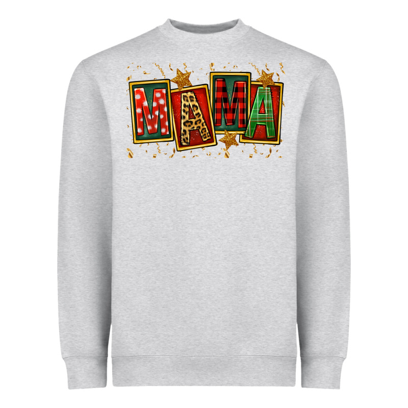 Mama Christmas Heavyweight Sweatshirt by FaDigitalArtStudio | Teevron