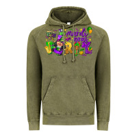 Vintage Olive mardi gras party Vintage Hoodie - CowGirlArtShop