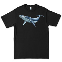 Black humpback whale Premium Tee - BarkalooDesign