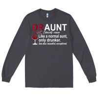 Smoke Funny Drunk Aunt Definition DRAUNT Gift For Auntie Long Sleeve Tee - minhPixels