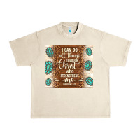 Sandshell i can do all things through christ who strengthens Urban Heavy Tee - TumblerDesignByShophia