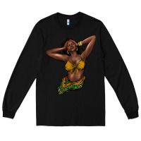 Black Black woman Long Sleeve Tee - HowdyJamesFarm